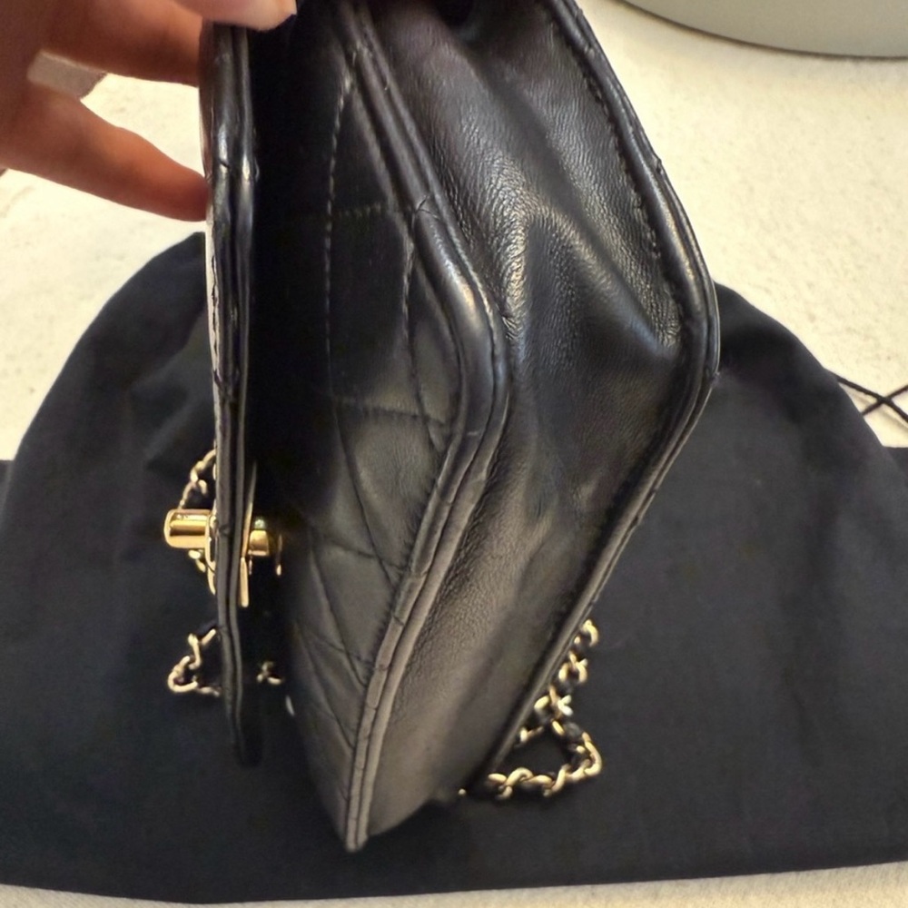 CHANEL Trendy Wallet On Chain WOC Quilted Crossbody Bag CC Logo Lambskin… - Picture 7 of 12